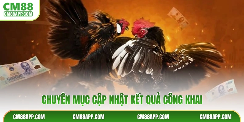 Chuyên mục cập nhật kết quả công khai